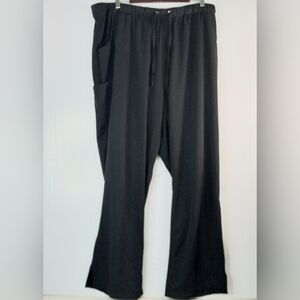 HH Helping Hands 3X Scrub Pants In Black